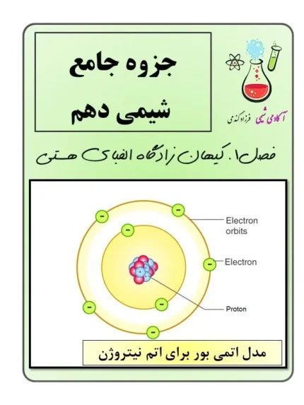 جزوه pdf شیمی دهم فصل 1 | جزوه شیمی دهم pdf | جزوه و نمونه سوال شیمی دهم | جزوه مفهومی شیمی دهم | جزوه شیمی دهم استاد گندمی | جزوه شیمی دهم دکتر گندمی