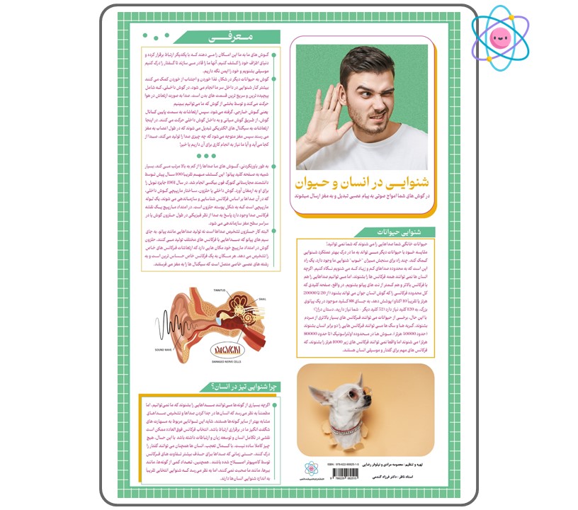پوستر آموزشی شنوایی